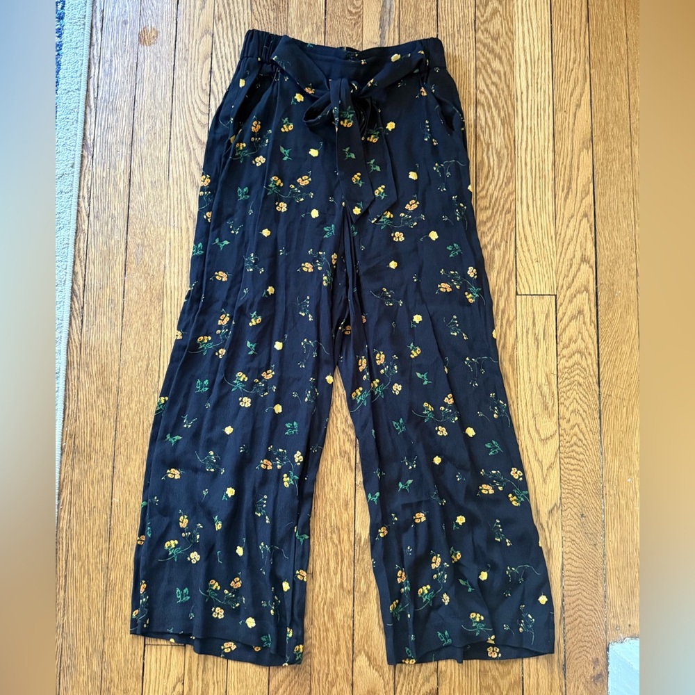 Wilfred Floral Wide Leg Pants - Size XS